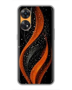 Чехол для OPPO Reno 8T с картинкой «Огненная звездная волна» Чехол для OPPO Reno 8T с картинкой «Огненная звездная волна»