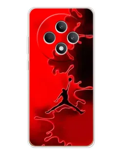 Чехол для OPPO Reno12 F с картинкой «Jordan Red Smoke»