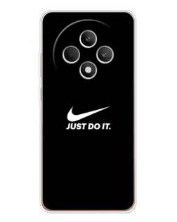 Чехол для OPPO Reno12 F с картинкой «Минимализм от Nike»