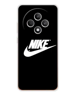 Чехол для OPPO Reno12 F с картинкой «Мазки краски Nike»