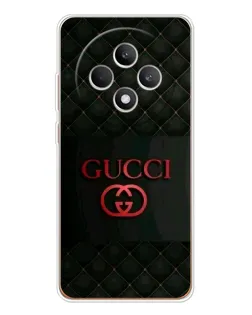 Чехол для OPPO Reno12 F с картинкой «Gucci — стеганый черный»