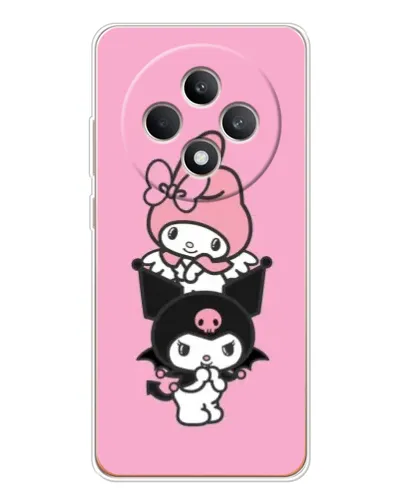 Чехол для OPPO Reno12 F с картинкой «My Melody и Kuromi» Чехол для OPPO Reno12 F с картинкой «My Melody и Kuromi»