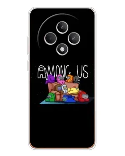 Чохол для OPPO Reno12 F з картинкою «Логотип Among Us»