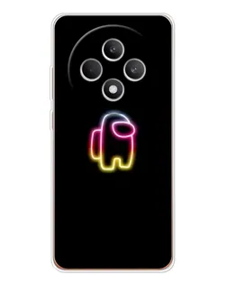 Чехол для OPPO Reno12 F с картинкой «Among Us градиент»