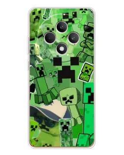 Чехол для OPPO Reno12 F с картинкой «Криперы Minecraft» Чехол для OPPO Reno12 F с картинкой «Криперы Minecraft»