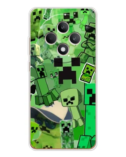 Чехол для OPPO Reno12 F с картинкой «Криперы Minecraft»