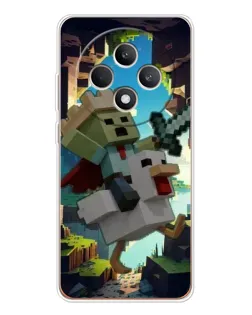 Чехол для OPPO Reno12 F с картинкой «Стив и гусь» Чехол для OPPO Reno12 F с картинкой «Стив и гусь»