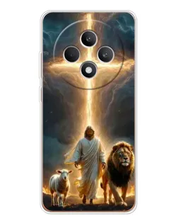 Чехол для OPPO Reno12 F с картинкой «Лев Иуды и Свет» Чехол для OPPO Reno12 F с картинкой «Лев Иуды и Свет»
