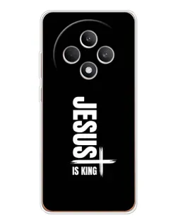 Чехол для OPPO Reno12 F с картинкой «Вертикаль веры Jesus»