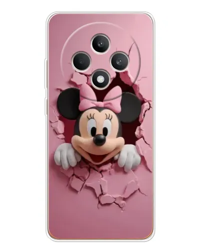 Чехол для OPPO Reno12 F с картинкой «Минни сквозь стену»