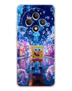 Чехол для OPPO Reno12 F с картинкой «Неоновый океан»