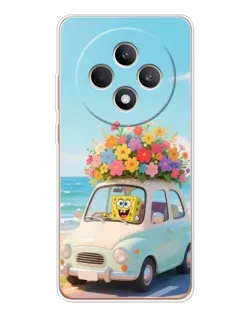 Чехол для OPPO Reno12 F с картинкой «Автомобильное путешествие»