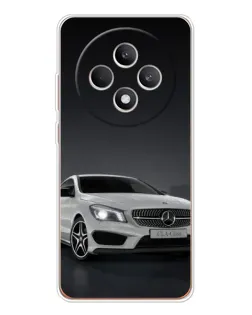 Чехол для OPPO Reno12 F с картинкой «Mercedes AMG GT Silver»