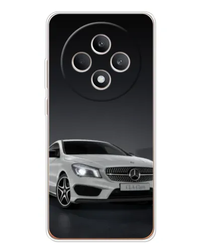 Чехол для OPPO Reno12 F с картинкой «Mercedes AMG GT Silver»