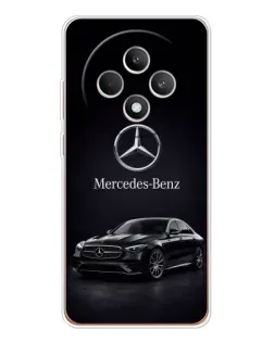 Чехол для OPPO Reno12 F с картинкой «Mercedes — решетка радиатора»