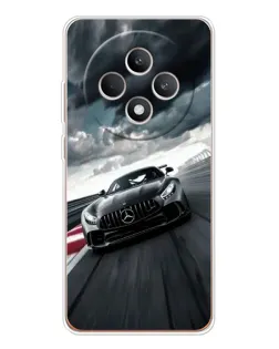 Чехол для OPPO Reno12 F с картинкой «Гоночный Mercedes AMG»