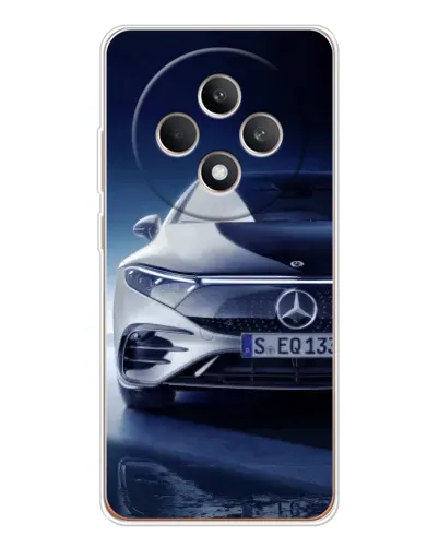 Чехол для OPPO Reno12 F с картинкой «Mercedes EQ — будущее»