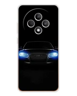 Чехол для OPPO Reno12 F с картинкой «Audi в неоне»