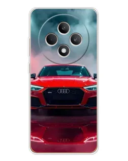 Чехол для OPPO Reno12 F с картинкой «Audi RS — красный стиль»