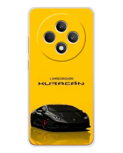 Чехол для OPPO Reno12 F с картинкой «Lamborghini Huracan черный»