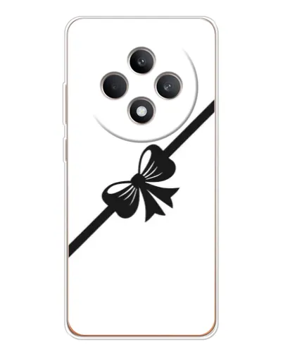 Чехол для OPPO Reno12 F с картинкой «Диагональный бант»