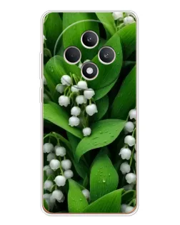 Чехол для OPPO Reno12 F с картинкой «Ландыши в зелени»