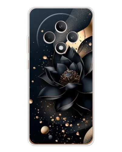 Чехол для OPPO Reno12 F с картинкой «Черный лотос»