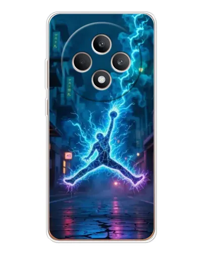 Чехол для OPPO Reno12 FS с картинкой «Jordan Gold Jumpman» Чехол для OPPO Reno12 FS с картинкой «Jordan Gold Jumpman»