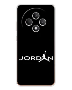 Чехол для OPPO Reno12 FS с картинкой «Jordan White Logo»