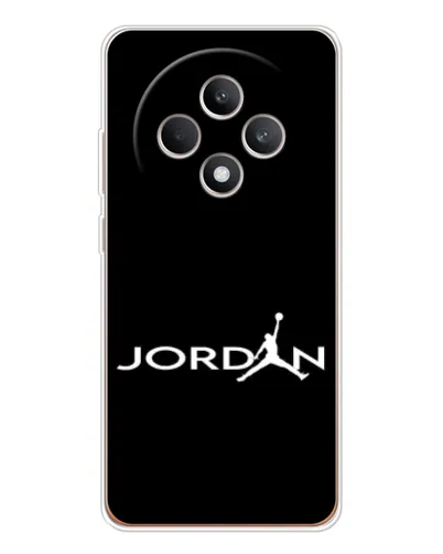 Чехол для OPPO Reno12 FS с картинкой «Jordan White Logo» Чехол для OPPO Reno12 FS с картинкой «Jordan White Logo»