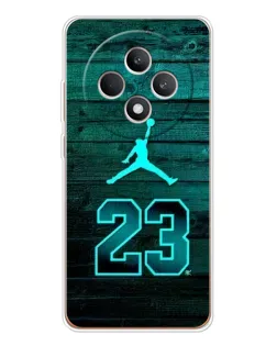 Чехол для OPPO Reno12 FS с картинкой «Jordan Cyan 23»