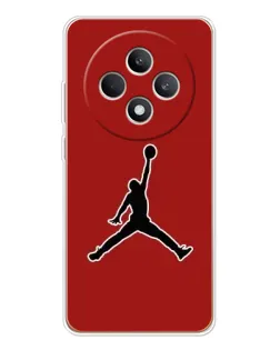Чехол для OPPO Reno12 FS с картинкой «Jordan Red Back»