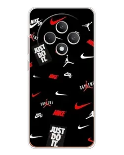 Чехол для OPPO Reno12 FS с картинкой «Nike Mix Pattern»