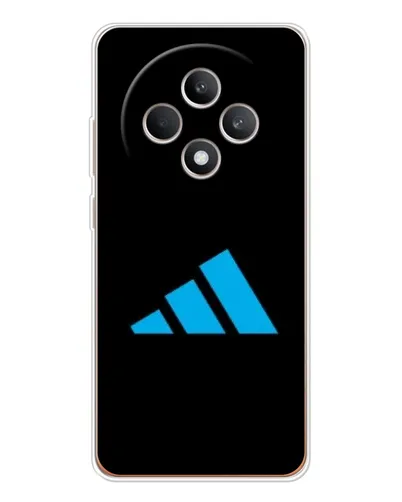 Чехол для OPPO Reno12 FS с картинкой «Adidas Cyan Logo»