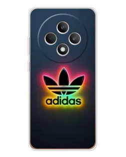 Чехол для OPPO Reno12 FS с картинкой «Неоновый Adidas»