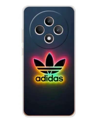 Чехол для OPPO Reno12 FS с картинкой «Неоновый Adidas»