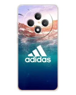 Чехол для OPPO Reno12 FS с картинкой «Океанская глубина адидас»