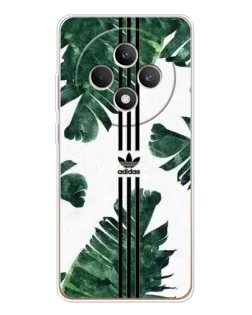 Чехол для OPPO Reno12 FS с картинкой «Пальмовые листья адидас»
