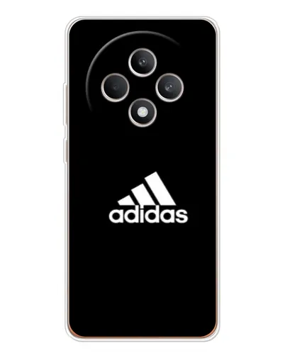 Чехол для OPPO Reno12 FS с картинкой «Черная классика Adidas»
