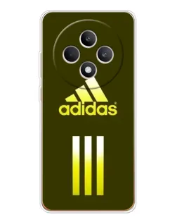 Чехол для OPPO Reno12 FS с картинкой «Оливковый градиент Adidas»