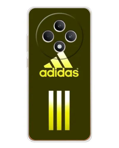 Чехол для OPPO Reno12 FS с картинкой «Оливковый градиент Adidas»