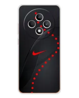 Чехол для OPPO Reno12 FS с картинкой «Абстрактный дизайн Nike»