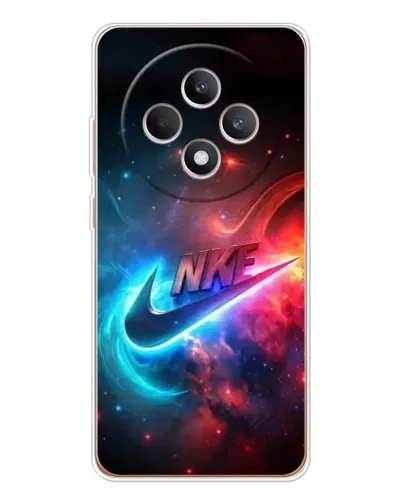 Чехол для OPPO Reno12 FS с картинкой «Огненный логотип Nike» Чехол для OPPO Reno12 FS с картинкой «Огненный логотип Nike»