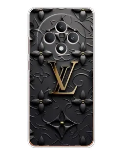 Чехол для OPPO Reno12 FS с картинкой «Кожаная текстура LV»