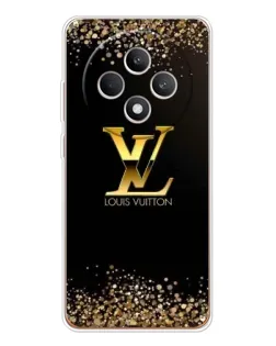 Чехол для OPPO Reno12 FS с картинкой «LV — золотые искры»