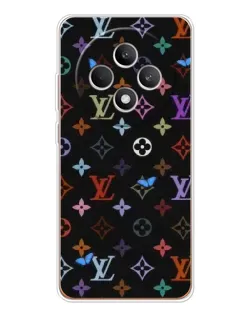 Чехол для OPPO Reno12 FS с картинкой «Цветная монограмма LV»