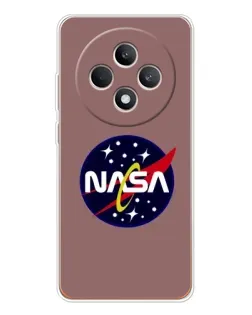 Чехол для OPPO Reno12 FS с картинкой «NASA — ретро космос»