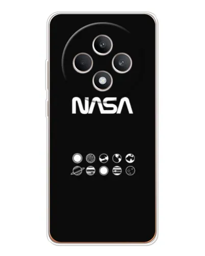 Чехол для OPPO Reno12 FS с картинкой «NASA — технический принт» Чехол для OPPO Reno12 FS с картинкой «NASA — технический принт»