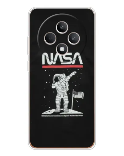 Чехол для OPPO Reno12 FS с картинкой «NASA — шагаем по Луне» Чехол для OPPO Reno12 FS с картинкой «NASA — шагаем по Луне»