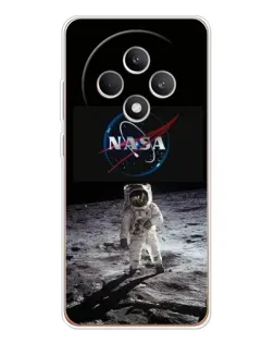 Чехол для OPPO Reno12 FS с картинкой «Астронавт на Луне»